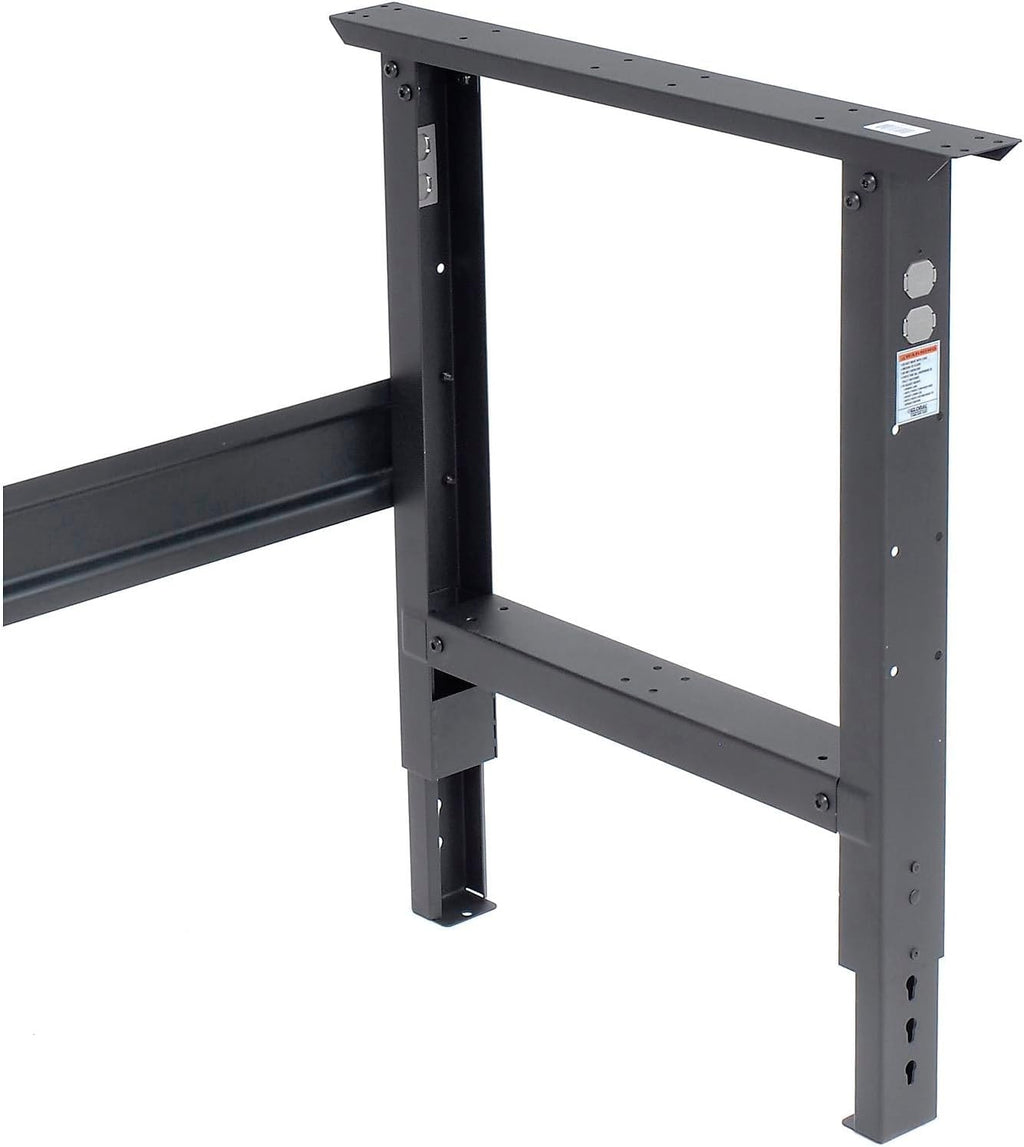 60×30 Inch C-Channel Adjustable Height Industrial Workbench