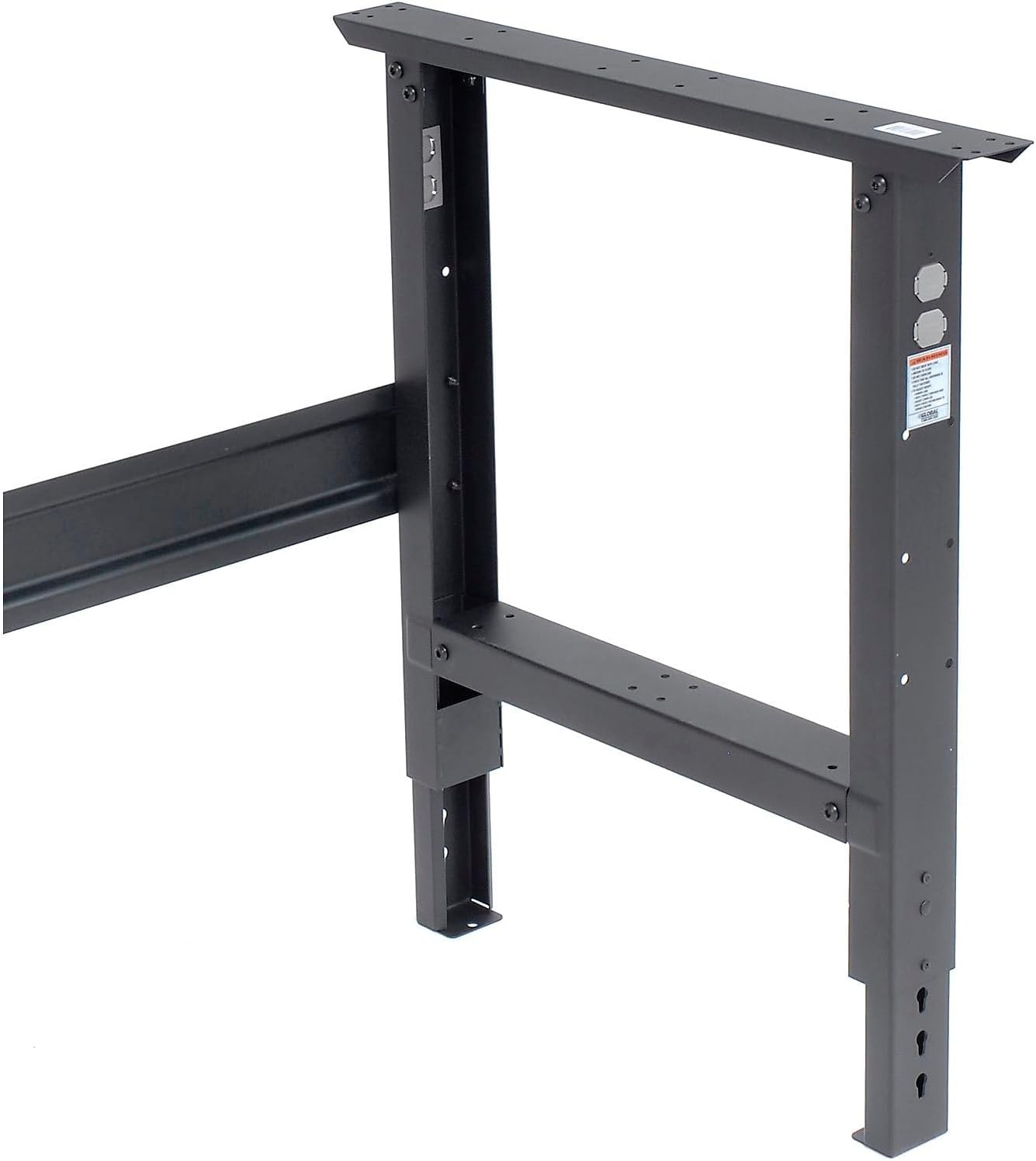 60×30 Inch C-Channel Adjustable Height Industrial Workbench