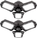 2-Pack Three Leaf LED Garage Lights