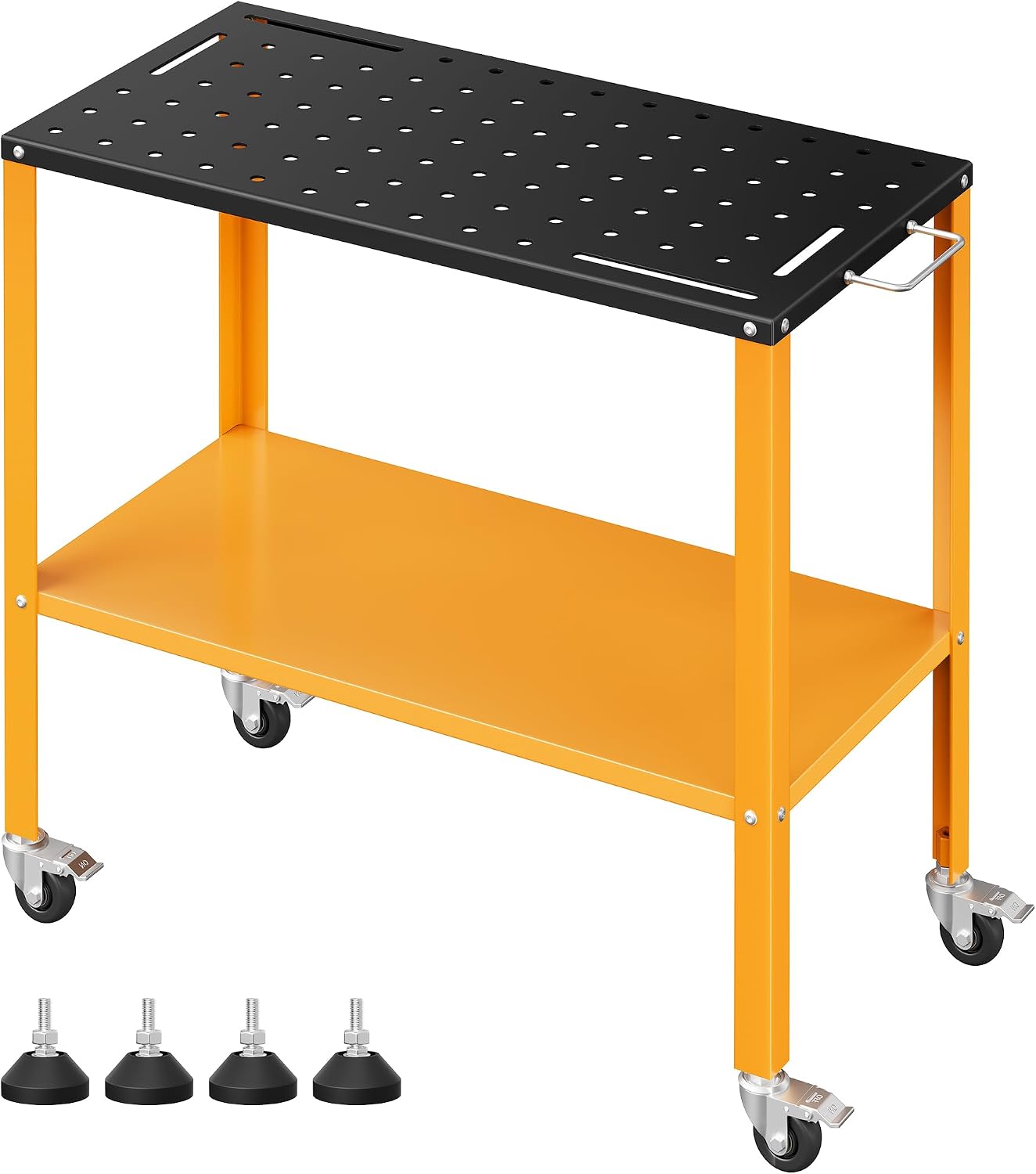 36×18 Inch Mobile Welding Workbench 1200LBS Capacity