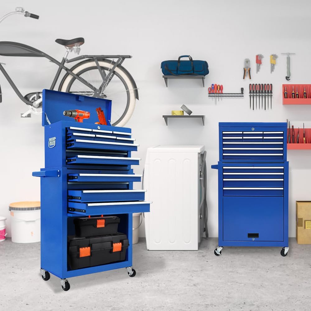 Blue Rolling 13 Drawer Tool Chest