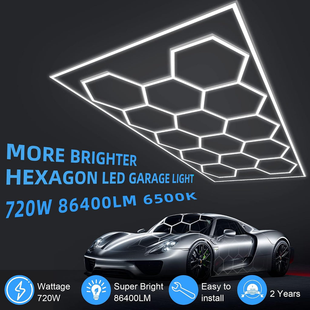 High Brightness Hexagon LED Garage Light