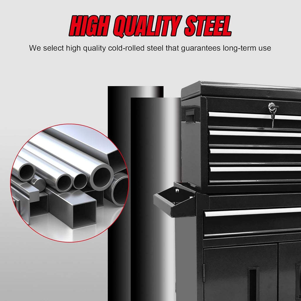 Black Rolling 5 Drawer Tool Chest