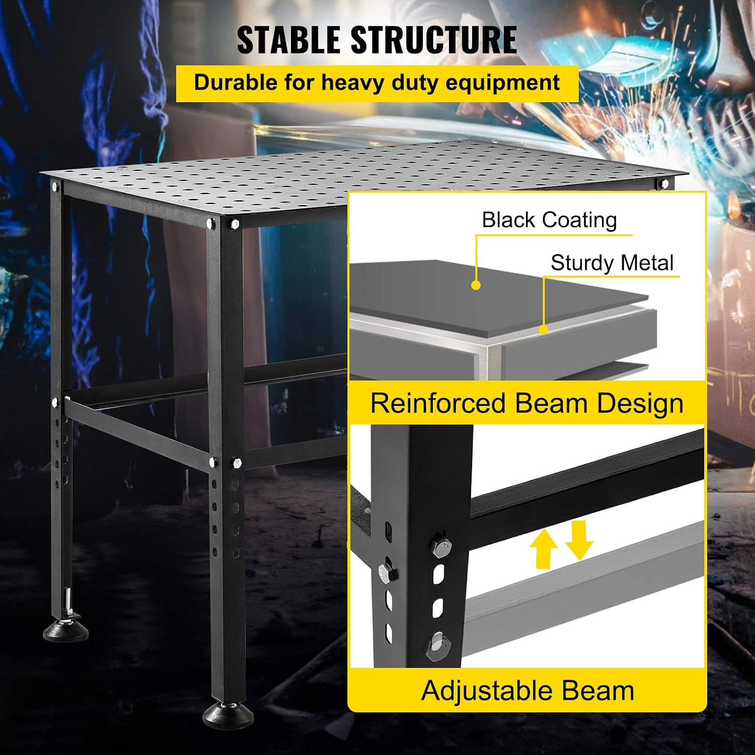 36×24 Inch Heavy Duty Welding Workbench