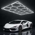 14 Grid Hexagon Honeycomb LED Garage Light