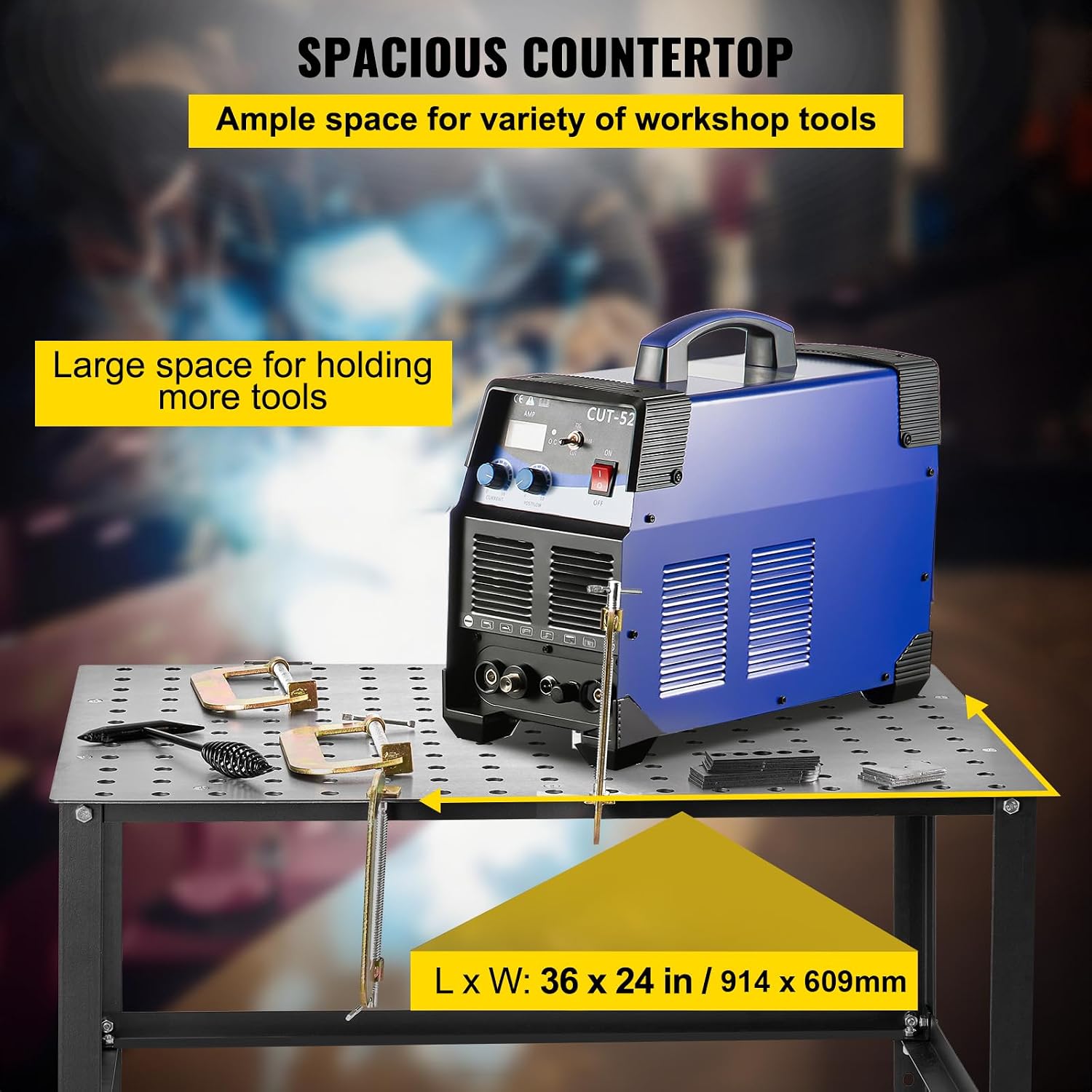 36×24 Inch Heavy Duty Welding Workbench