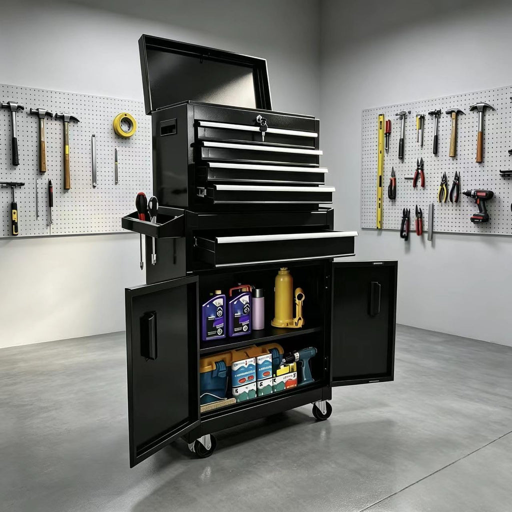 Black Rolling 5 Drawer Tool Chest