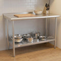 24×48 Inch Stainless Steel Prep Work Table