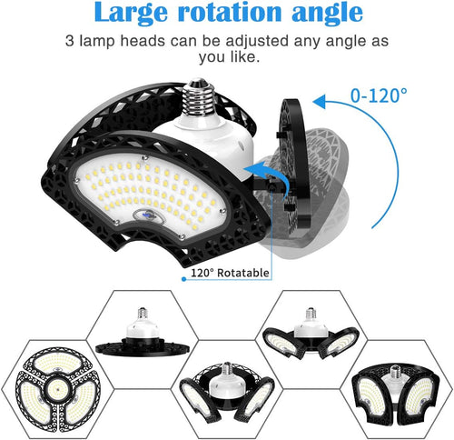 120W Deformable LED Garage Light