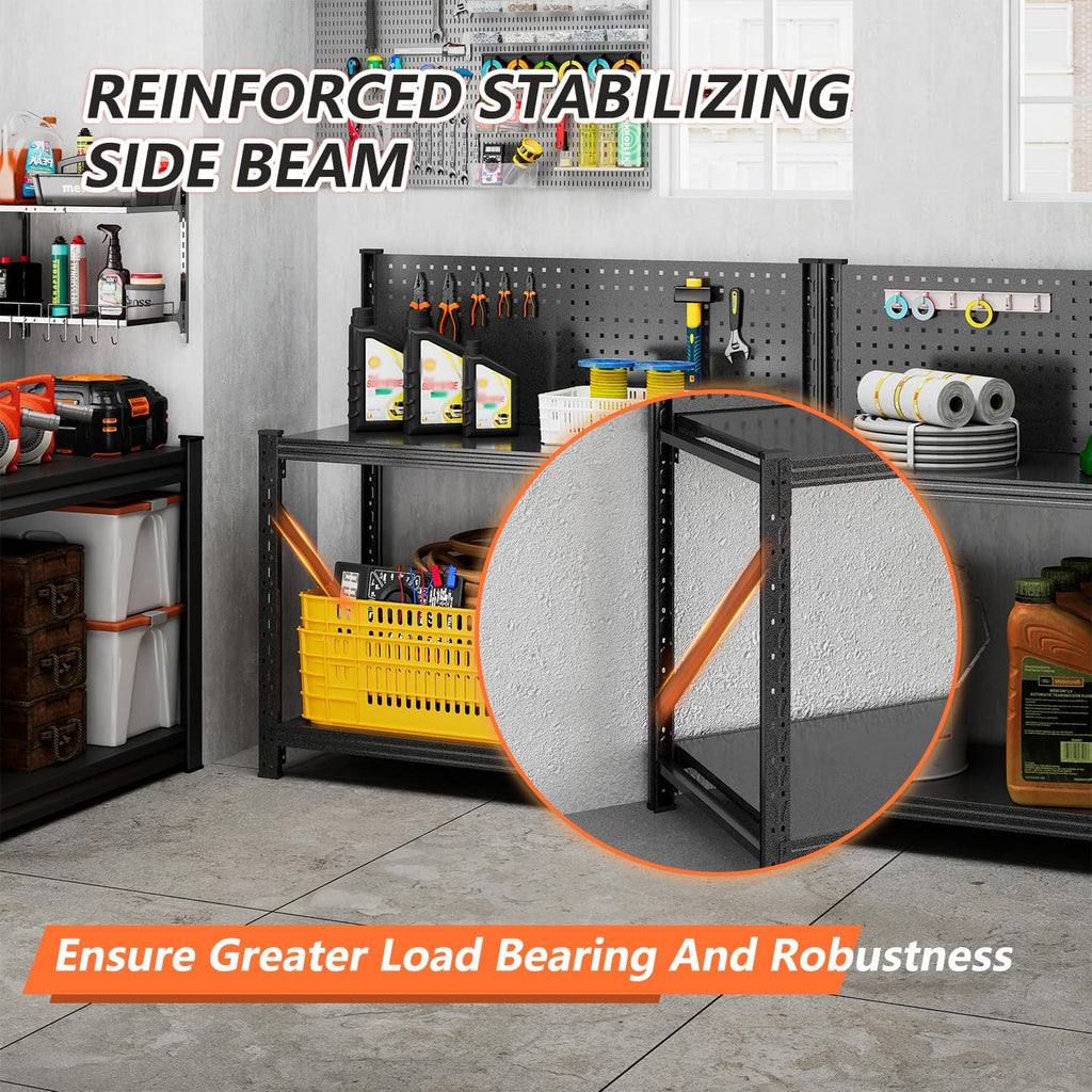 Widened Heavy Duty Pegboard Workbench