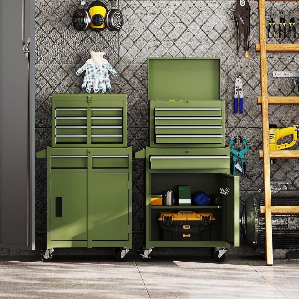 Rolling 5 Drawer Metal Tool Chest