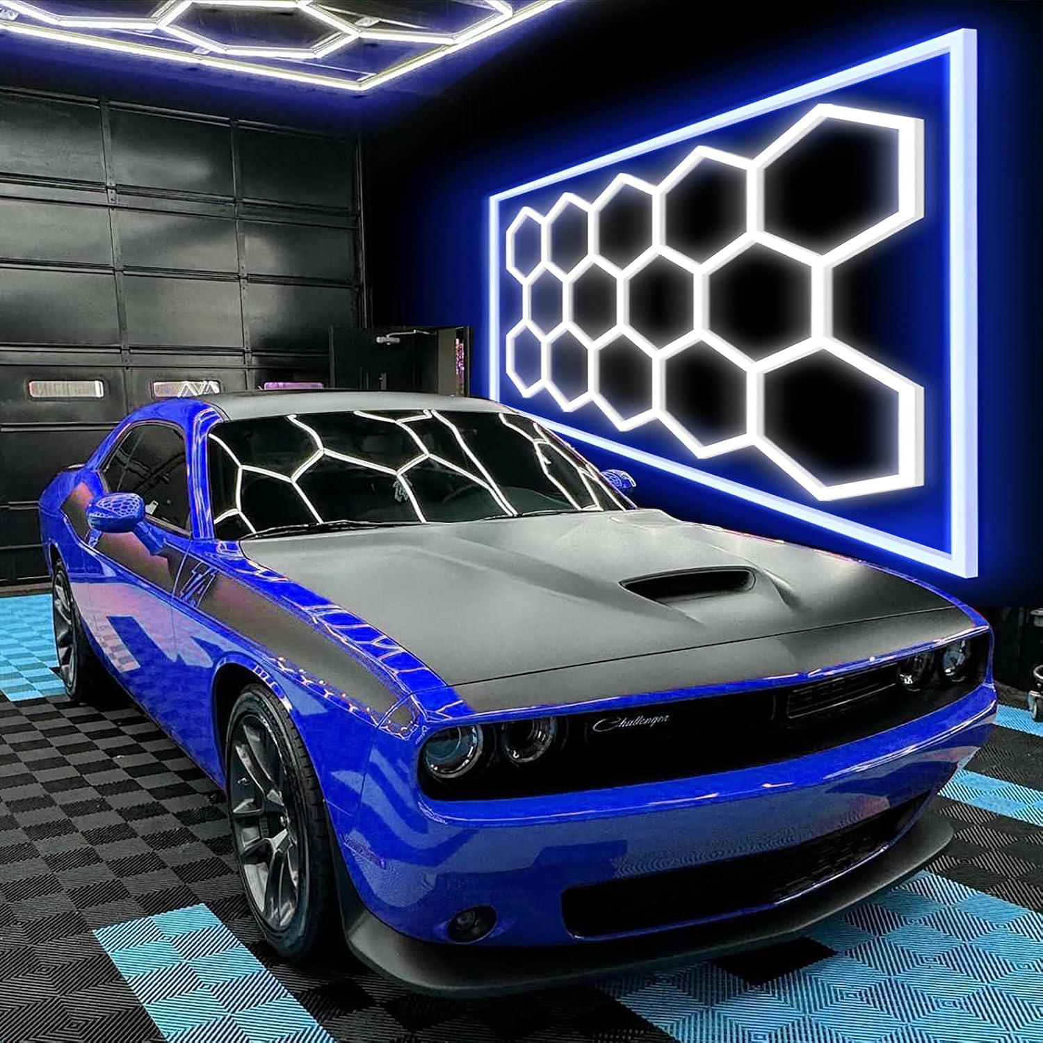 14 Hex LED Honeycomb Garage Light