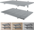 Gray Heavy Duty Wall Mount Garage Storage Shelves 2 Pack